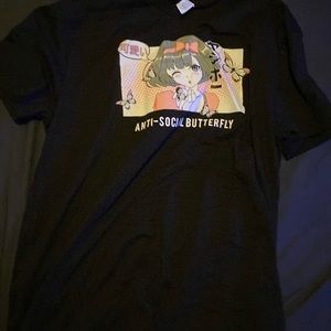 aniti social butterfly tee